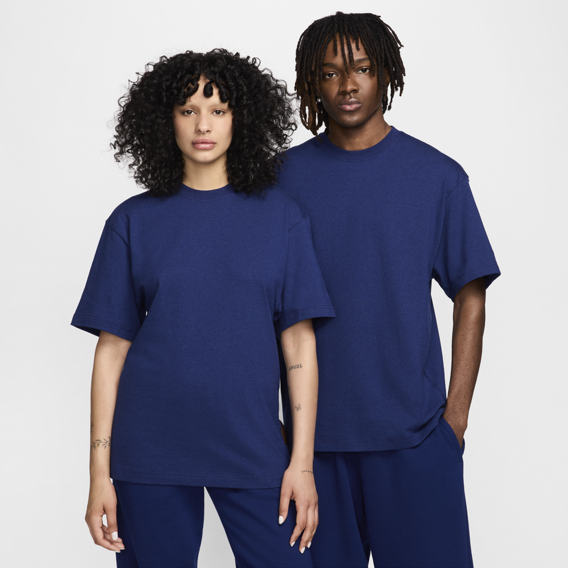 T-shirt Nike Wool Classics Mørkeblå | FV4889-492