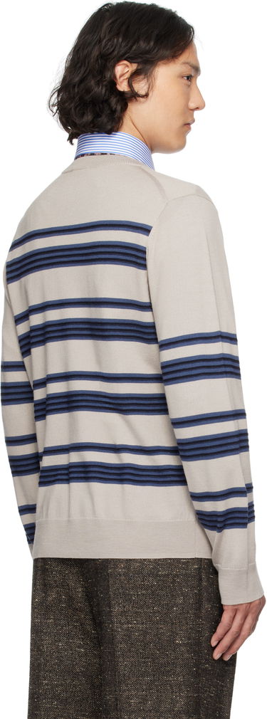 Sweater Paul Smith PS Paul Smith Raised Stripe Merino Wool Sweater Beige | M2R-307Z-P22297-61, 2