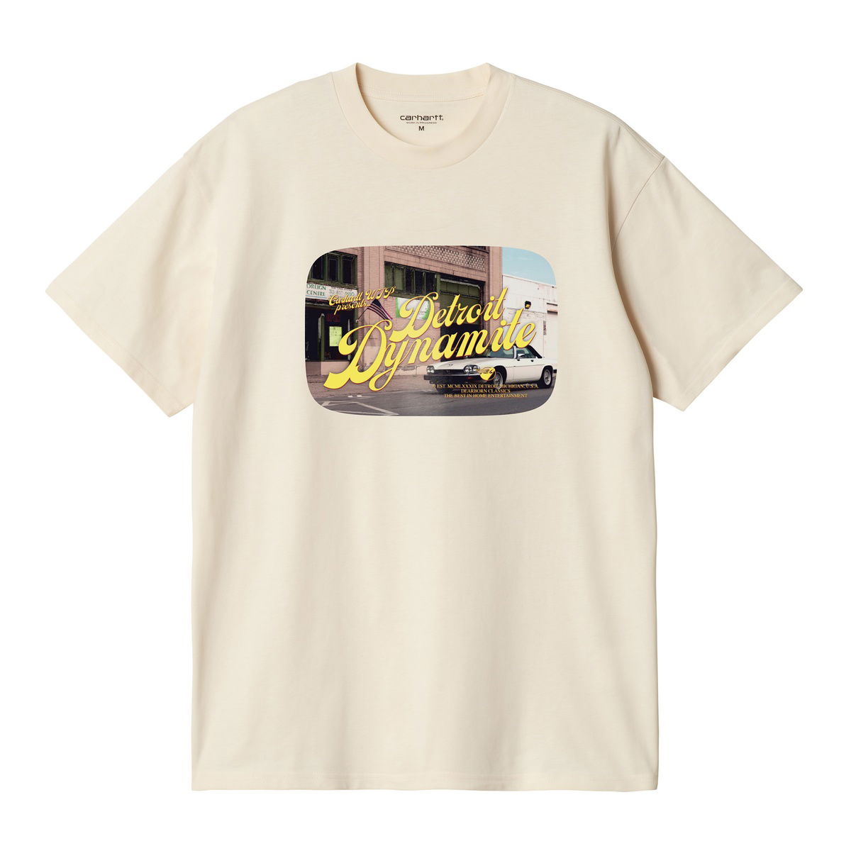 T-shirt Carhartt WIP Graphic Print Short Sleeve T-Shirt Beige | I034393_9, 0