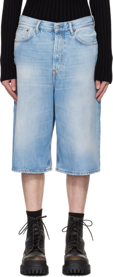 Shorts Acne Studios Acne Studios Loose Fit Denim Shorts Blå | BE0162-, 0