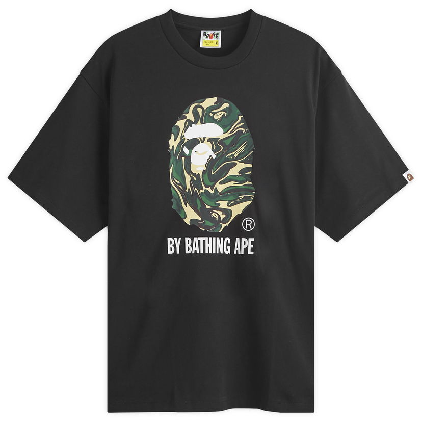 T-shirt BAPE Marbling Camo by Bathing Ape T-Shirt Sort | 001TEK801323M-BLK