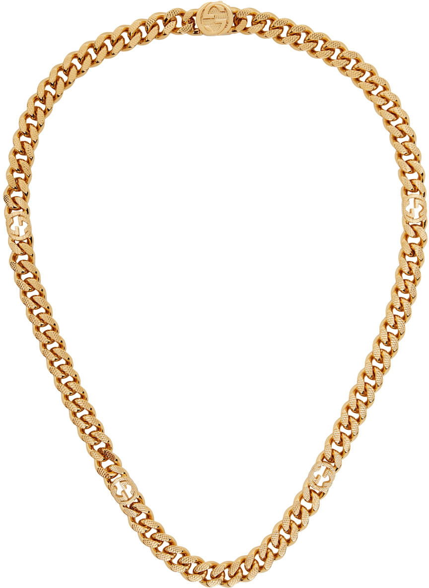 Halskæde Gucci Interlocking G Necklace Beige | 675766 I4600, 0