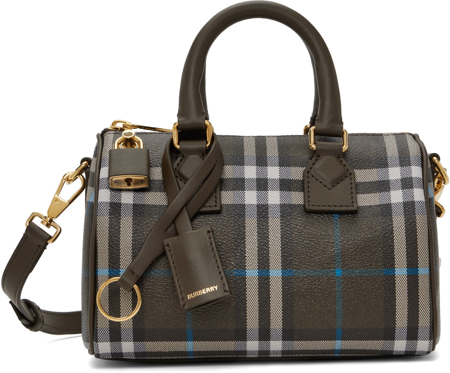 Håndtaske Burberry Burberry Mini Check Bowling Bag Flerfarvet | 8108262, 0