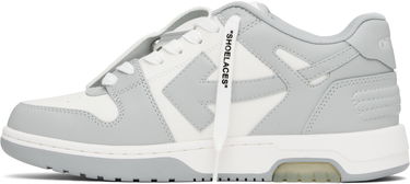 Sneakers og sko Off-White Out Of Office Calf Leather "White Grey" Grå | OMIA189C99-LEA007-0109, 2