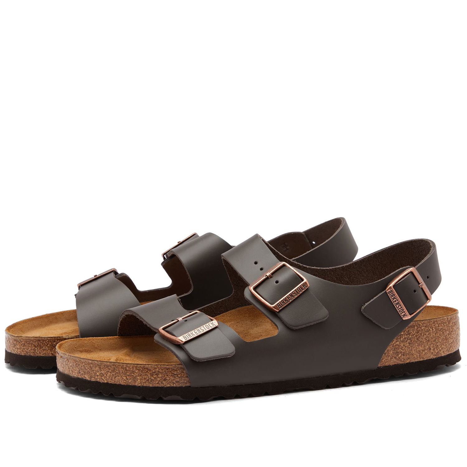 Sneakers og sko Birkenstock Milano Dark Brown Smooth Leather Brun | 34101, 0
