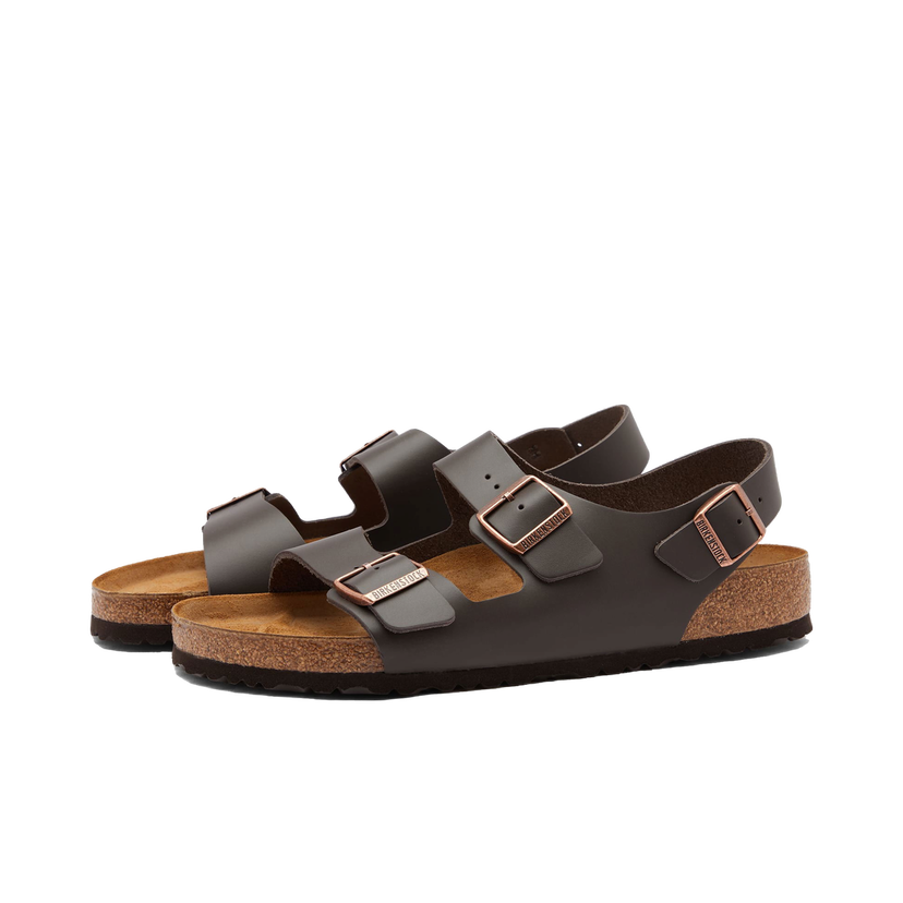 Sneakers og sko Birkenstock Milano Dark Brown Smooth Leather Brun | 34101