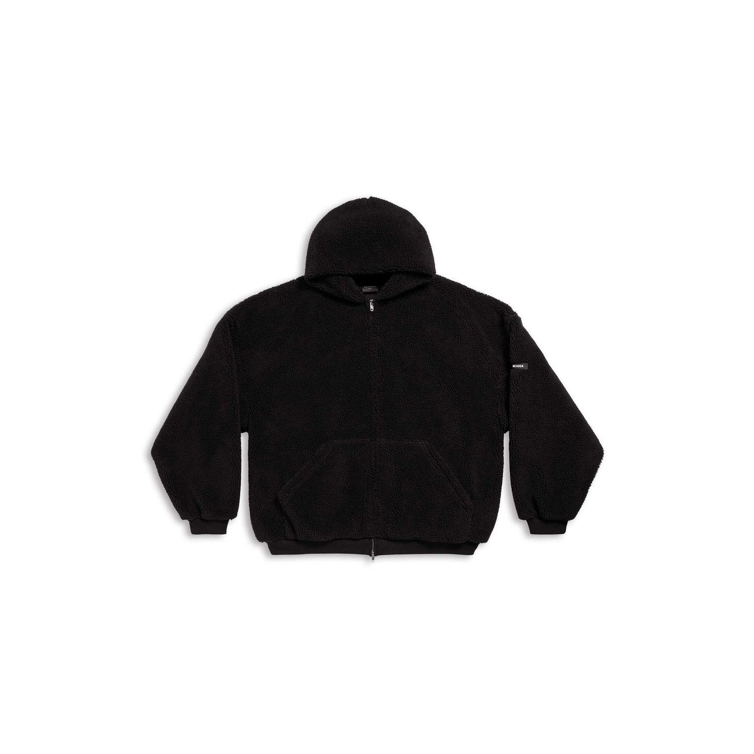 Sweatshirt Balenciaga Outerwear Zip-Up Hoodie Sort | 768694TKQ261000, 0