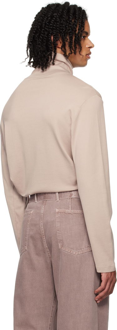 Sweater LEMAIRE Long Sleeve Turtleneck Beige | TO1302 LJ1016, 2