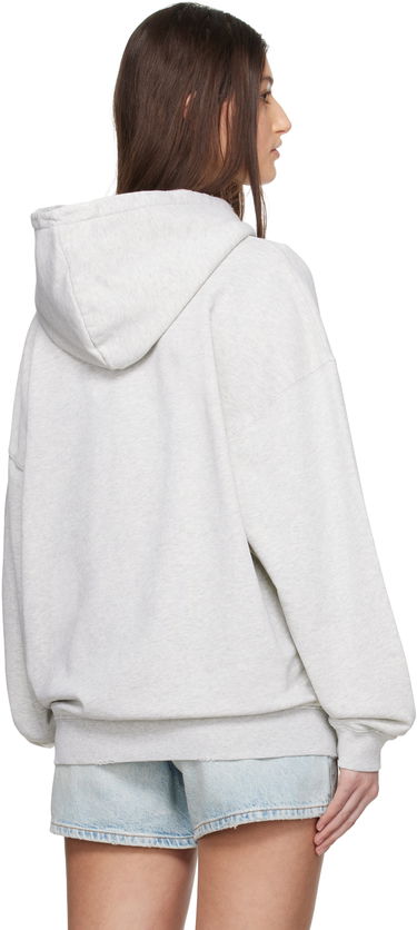 Sweatshirt Anine Bing Anine Bing Harvey Signature Hoodie Grå | A-08-10525-GRY1, 2