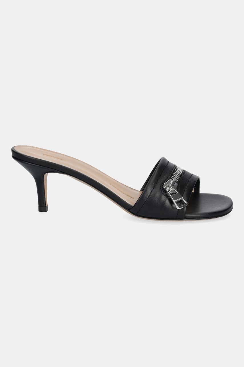 Sneakers og sko JW Anderson Biker Heel Sandals Sort | SN0105.LA0268, 1