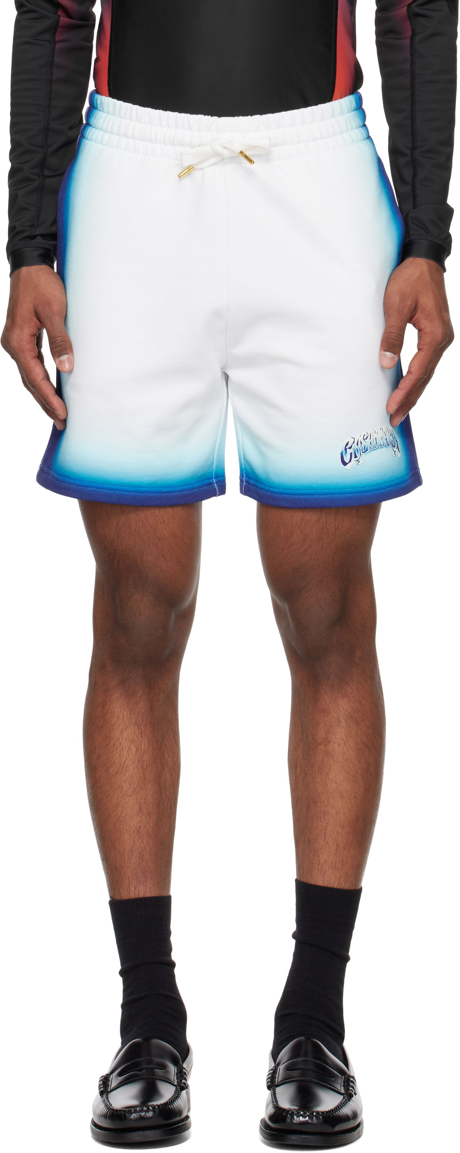 Shorts Casablanca Casablanca Fade Sweat Shorts Hvid | MS25-JTR-003-05, 0