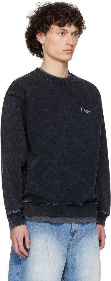 Sweater Dime Dime Classic French Crewneck Sort | DIME2SP2534BLK, 3