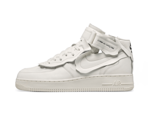Sneakers og sko Nike Comme des Garçons x Air Force 1 Mid "White" Hvid | DC3601-100