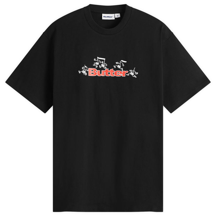 T-shirt Butter Goods Tempo Logo T-Shirt, Size Large Sort | BG252100-BLK
