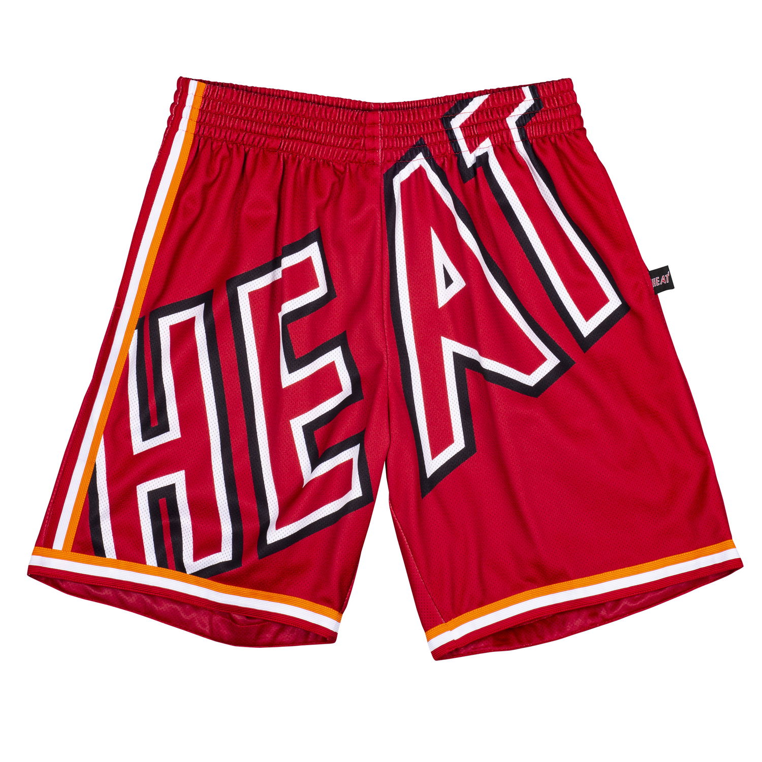 Shorts Mitchell & Ness Blown Out Fashion Shorts Miami Heat Rød | SHORBW19147-MHERED1, 0