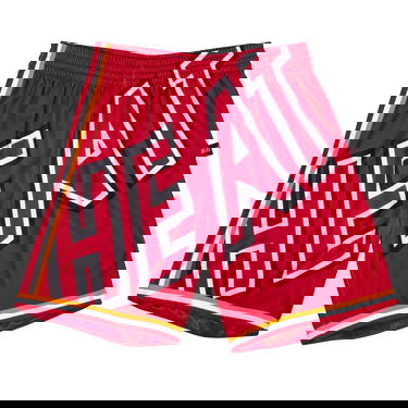 Shorts Mitchell & Ness Blown Out Fashion Shorts Miami Heat Rød | SHORBW19147-MHERED1, 0