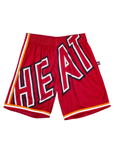 Shorts Mitchell & Ness Blown Out Fashion Shorts Miami Heat Rød | SHORBW19147-MHERED1