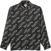 Skjorte KENZO Verdy Logo Shirt Sort | FE52CH2479S2-99, 1