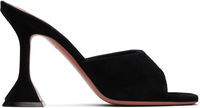 Amina Muaddi Lupita Suede Heeled Sandals