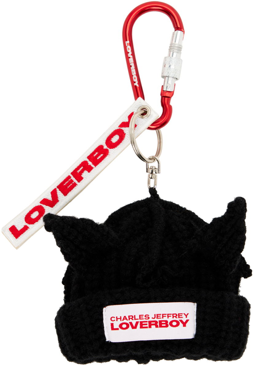 Nøgleringe Charles Jeffrey Loverboy Charles Jeffrey  Ears Beanie Keychain Sort | 044141001