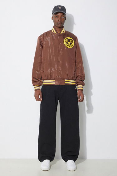 Bomberjakke BBC IceCream ICECREAM Satin Bomber Jacket Brun | IC24107, 1