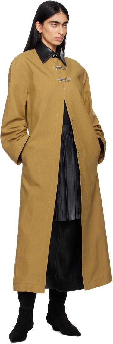 Regnfrakke Nanushka Nanushka Zofia Toggle Coat Gul | NW25RSOW20963, 3