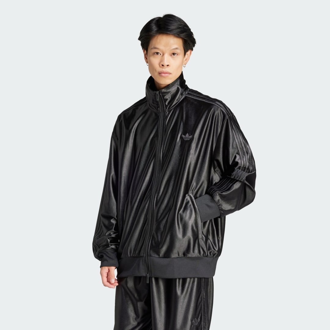 Jakke adidas Originals Oversized Firebird Track Top Sort | IT7449, 0