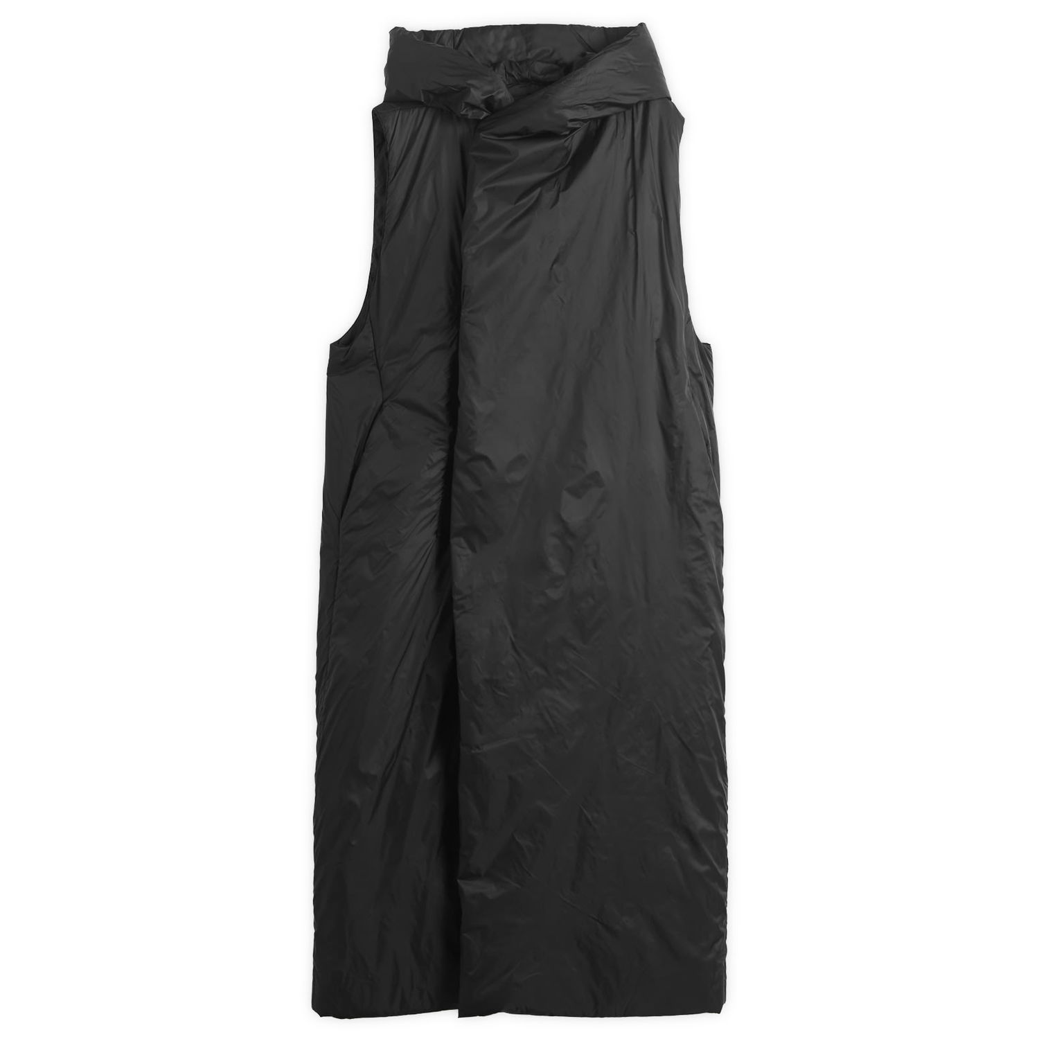 Vest Rick Owens DRKSHDW Hooded Liner Gilet Jacket Sort | DS02E7922-NP-09, 0