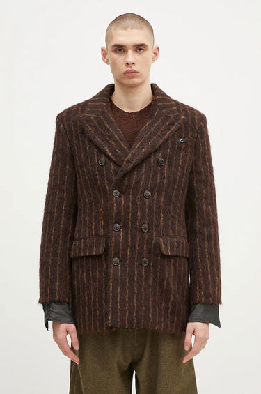 Frakker Martine Rose Double Breasted Short Coat Brun | 328WT02702, 0