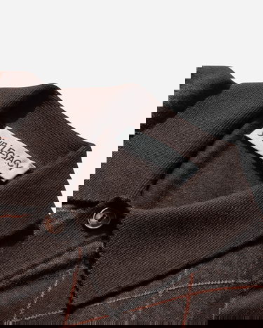 Polo skjorte OUR LEGACY Evening Polo Argyle Brun | M4253EP 001, 3
