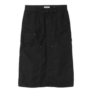 Nederdel Carhartt WIP Double Knee Rinsed Black Skirt Sort | I033773_8, 0