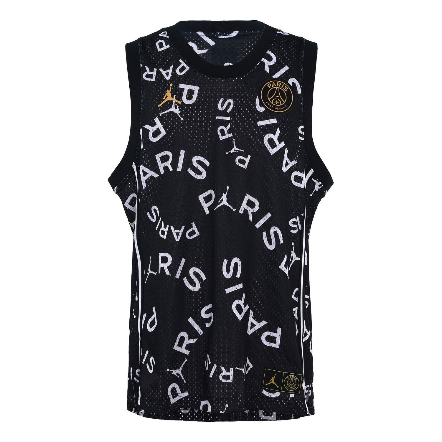 Jersey Jordan Jordan Paris Saint-Germain Printed Basketball Vest Sort | CK9669-010, 0
