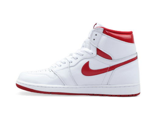 Limited Edition Jordan Air Jordan 1 Retro High OG "Metallic Red" Hvid | 555088-103