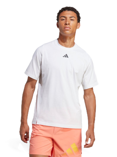 T-shirt adidas Performance Train Icons 3 Bar Training Hvid | IC5491