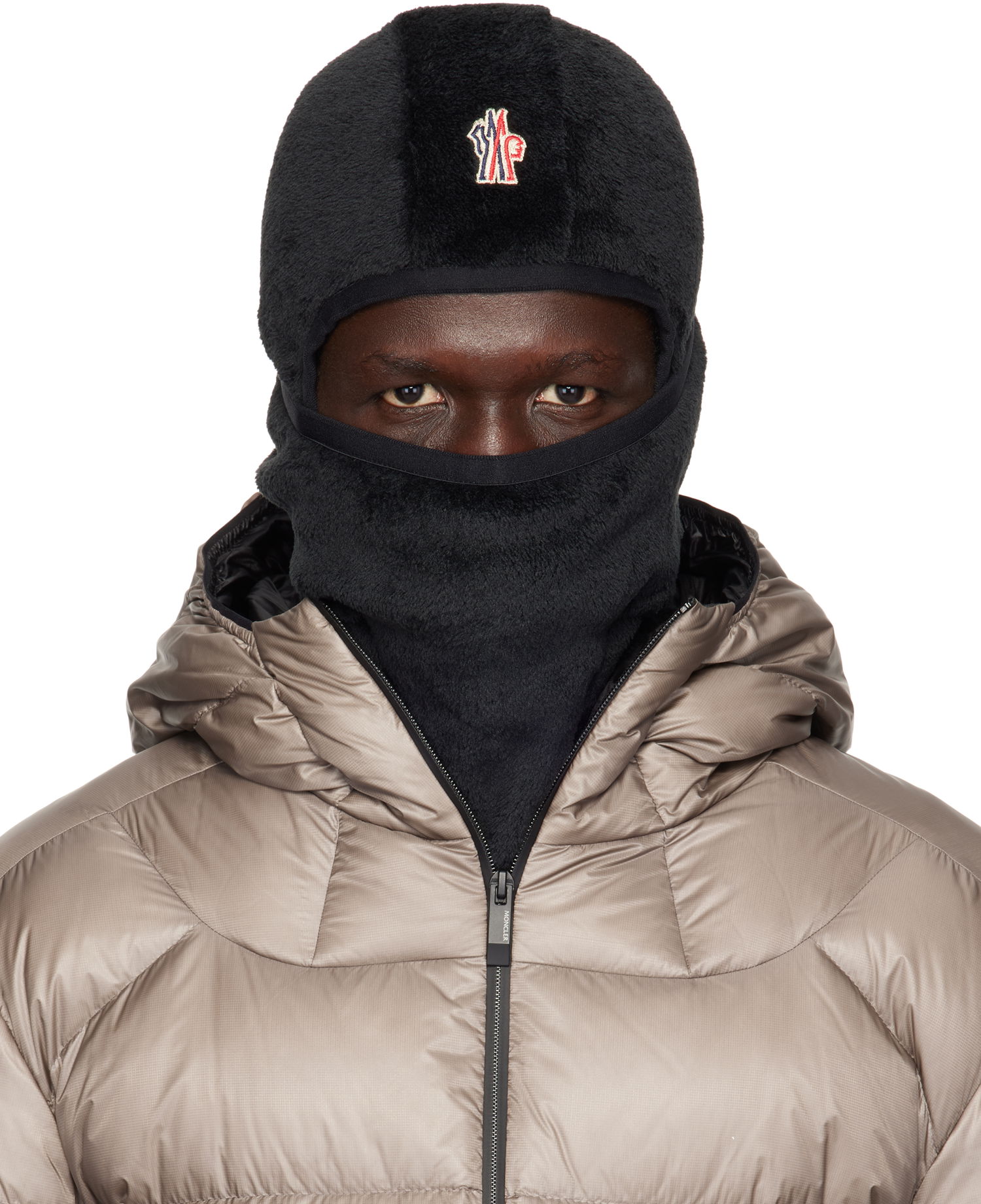 Beanie Moncler Velvet Fleece Balaclava Sort | J20973G00005809EG, 0