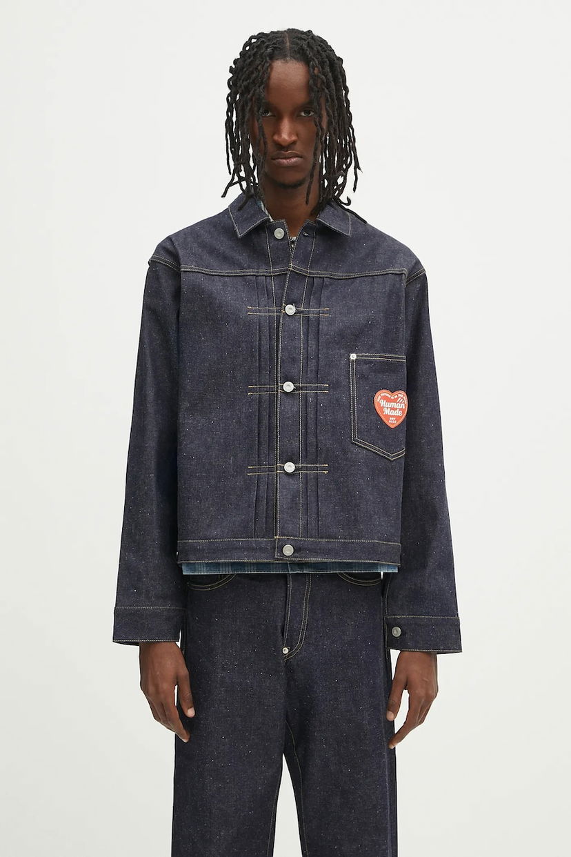 Jakke Human Made Human Made Denim Work Jacket Blå | HM29JK002