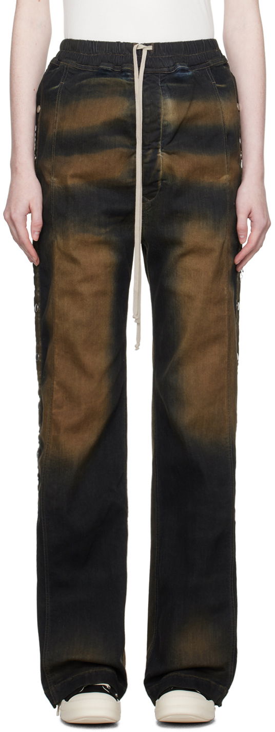 Jeans Rick Owens DRKSHDW Pusher Jeans Sort | DS02C5336 SDM, 0