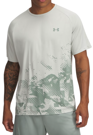 T-shirt Under Armour Tech Fade Short Sleeve T-Shirt Grøn | 1390209-377, 0