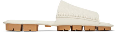 Sneakers og sko Bottega Veneta Bottega Veneta Shore Leather Sandals Hvid | 796653 V3XP0 2916, 0