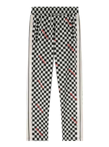Joggingbukser Palm Angels Jacquard Damier Classic Track Pants Sort | PMCJ001F22FAB0041025