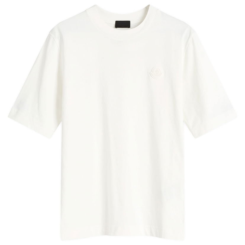 T-shirt Moncler Moncler Logo Short Sleeve T-Shirt, Size Large Hvid | 8C000-05-89A17-034