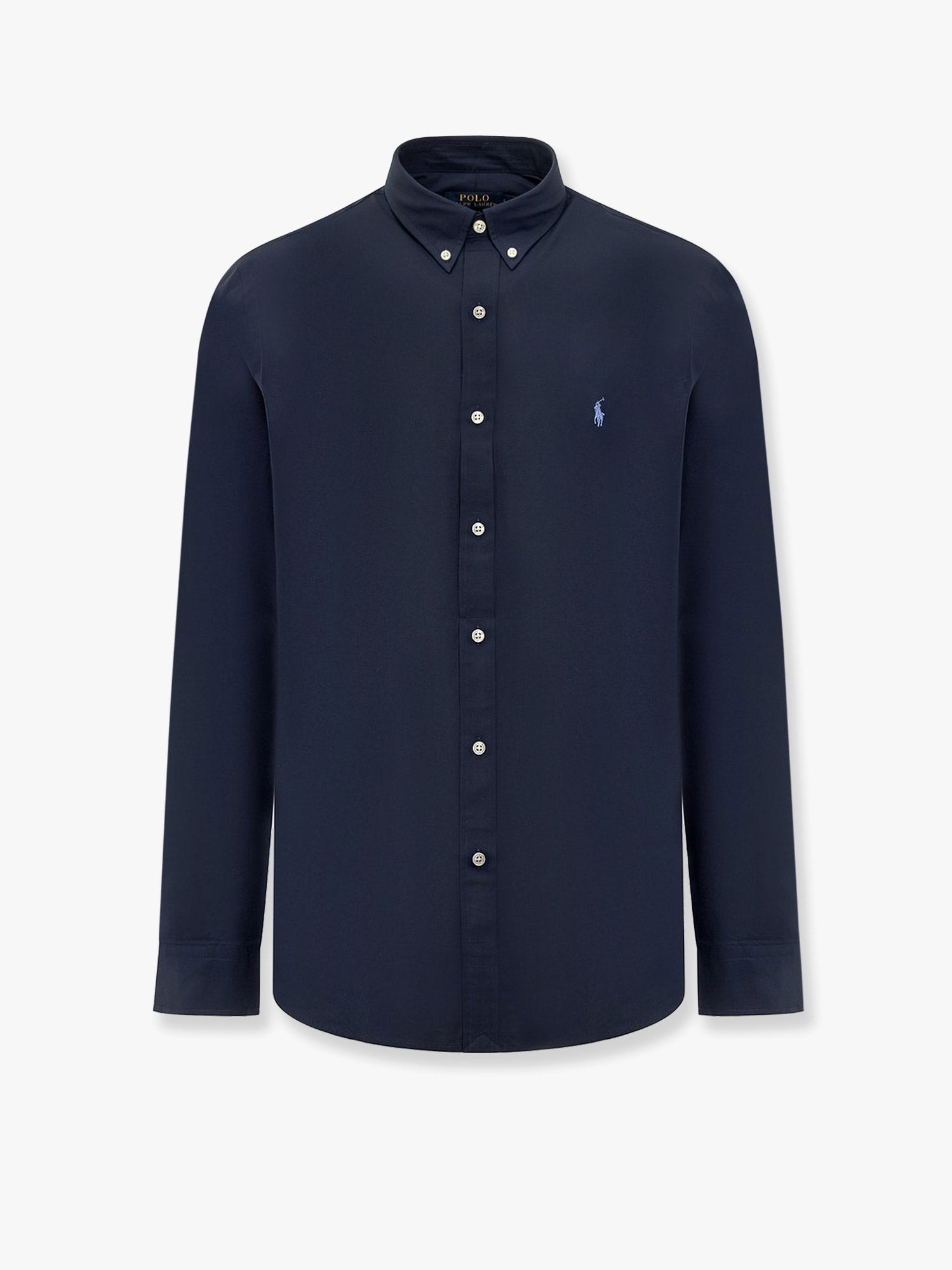Skjorte Polo by Ralph Lauren Long Sleeve Button-Down Shirt by Polo Ralph Lauren Mørkeblå | 710928254001, 0