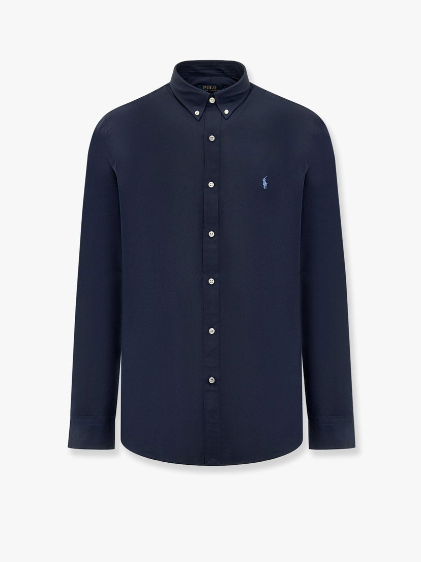 Skjorte Polo by Ralph Lauren Long Sleeve Button-Down Shirt by Polo Ralph Lauren Mørkeblå | 710928254001