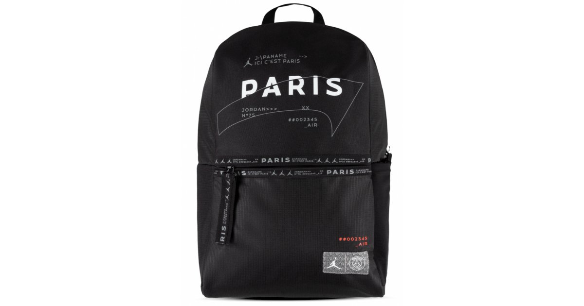 Rygsæk Jordan X PSG Essentials Backpack Sort | 9a0660-023, 1