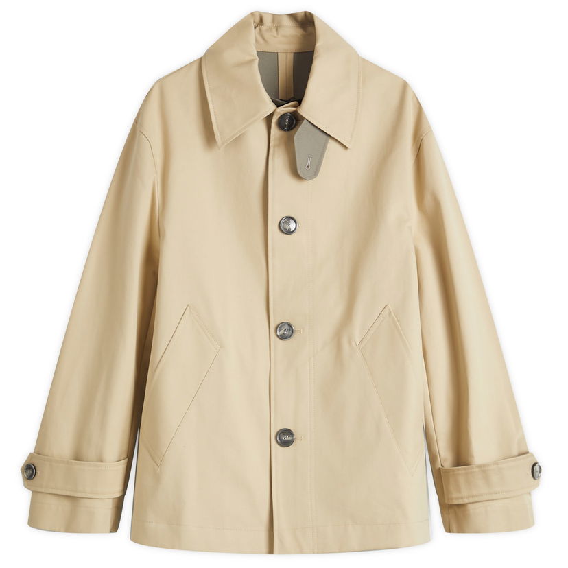 Trenchcoat AMI Button Cotton Jacket Beige | HJK072-CO0081-7251