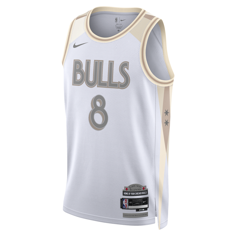 Jersey Nike Dri-FIT Swingman Zach LaVine Bulls City Edition Jersey Hvid | FQ4337-100