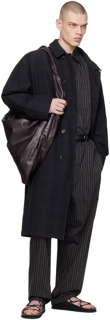 Bukser LEMAIRE Relaxed Striped Trousers Sort | PA1047 LF1247, 3