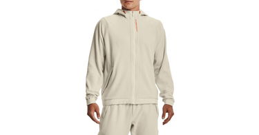 Sweatshirt Under Armour Under Armour UA Rush Fleece Full-Zip Hoodie Beige | 1366178-279, 1