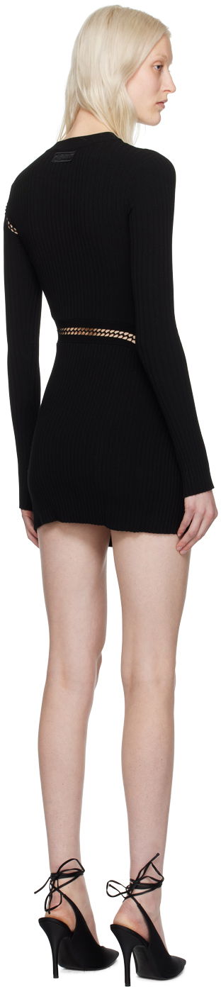 Kjole The Attico Attico Cutout Minidress Sort | 242WCA283 KV001, 2