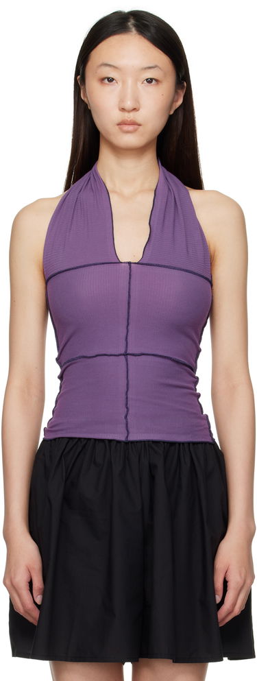 Tanktop Baserange Baserange Cinder Halter Top Lilla | TTCH-CR-AU25, 0